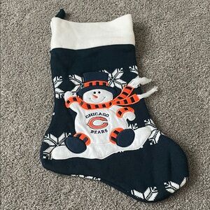 Chicago Bears Snowman Christmas Stocking